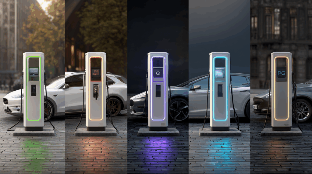 bornes de rechargement de véhicules électriques