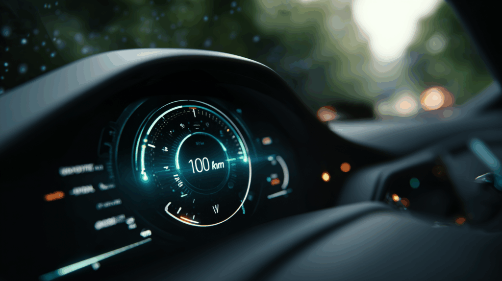 compteur de voiture électrique