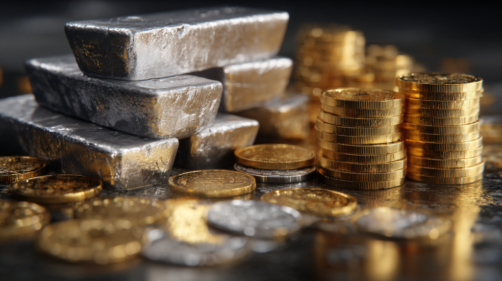 or et argent métaux précieux